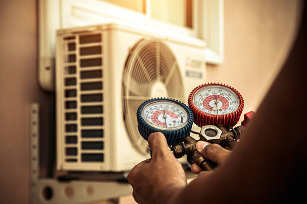 Professional Hvac Maintenance technician working in Barnstable, MA